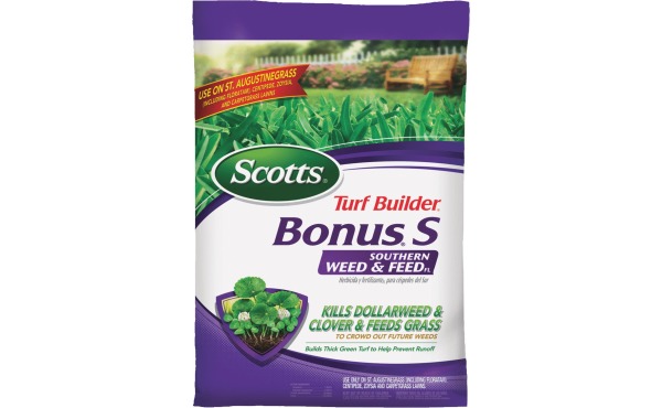 Scotts Turf Builder Bonus S Florida Weed & Feed 18.21 Lb. 5000 Sq. Ft. 29-0-10 Lawn Fertilizer with Weed Killer