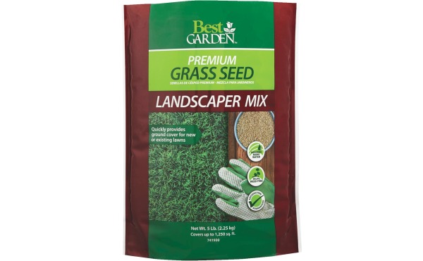 Best Garden 5 Lb. 750 Sq. Ft. Coverage Sun to Partial Shade Grass Seed