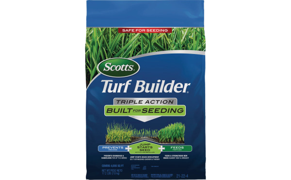 Scotts Turf Builder Triple Action 17.2 Lb. 4000 Sq. Ft. 21-22-4 Lawn Fertilizer