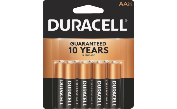 Duracell CopperTop AA Alkaline Battery (8-Pack)
